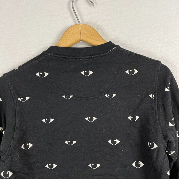 KENZO Eye Print Crewneck Sweatshirt Womens XS - Picture 8 of 11